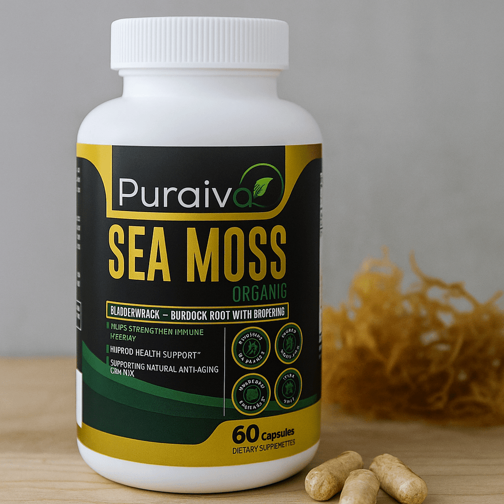 Sea Moss Organic with Bladderwrack and Bioperine®