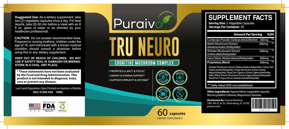 Tru Neuro 10X Mushroom