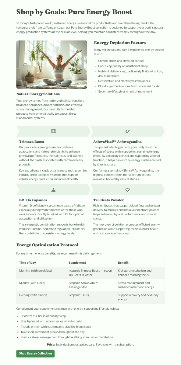 PURAIVA NUTRITION: Supplement Guide