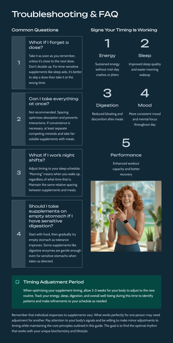PURAIVA NUTRITION: Complete Supplement Timing Guide