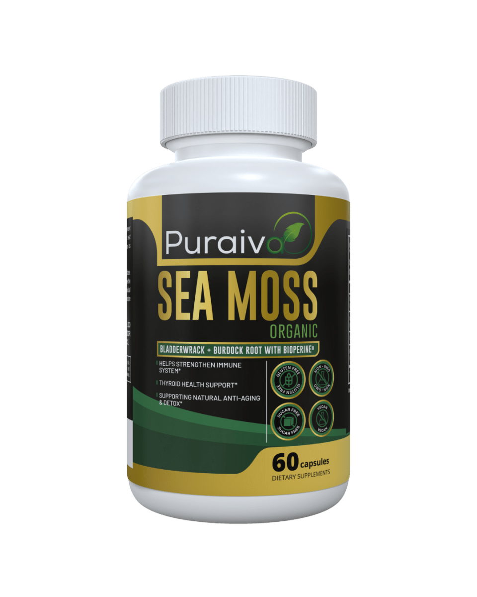Sea Moss Organic with Bladderwrack and Bioperine®