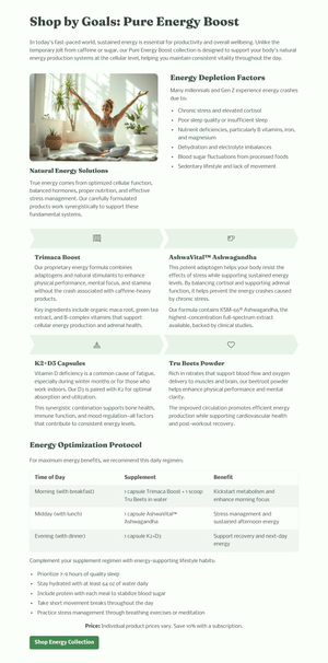 PURAIVA NUTRITION: Supplement Guide
