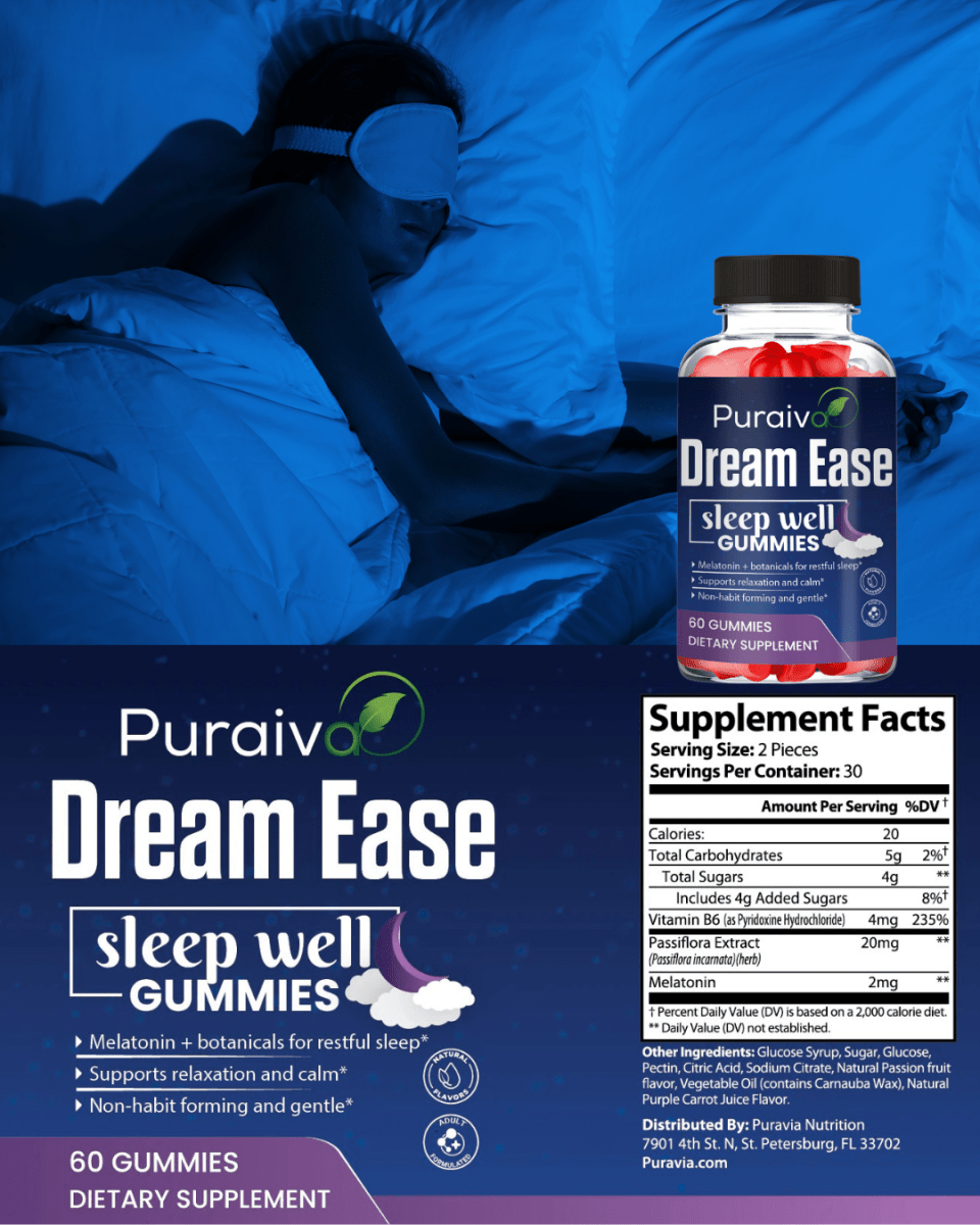 Dream Ease™ Melatonin Sleep Gummies