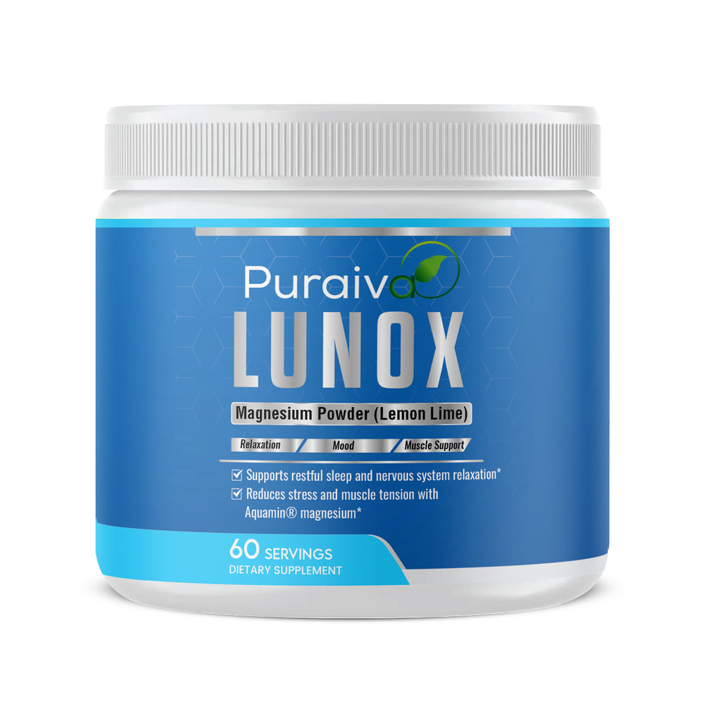 Lunox™ Magnesium Powder for Sleep, Muscle Relaxation, and Stress Relief