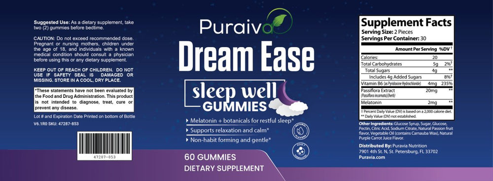 Dream Ease™ Melatonin Sleep Gummies