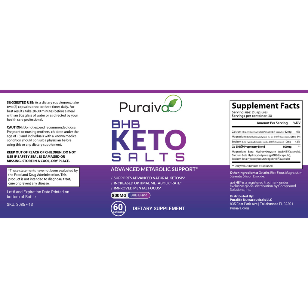 Keto BHB Salts - Raise Ketone Levels