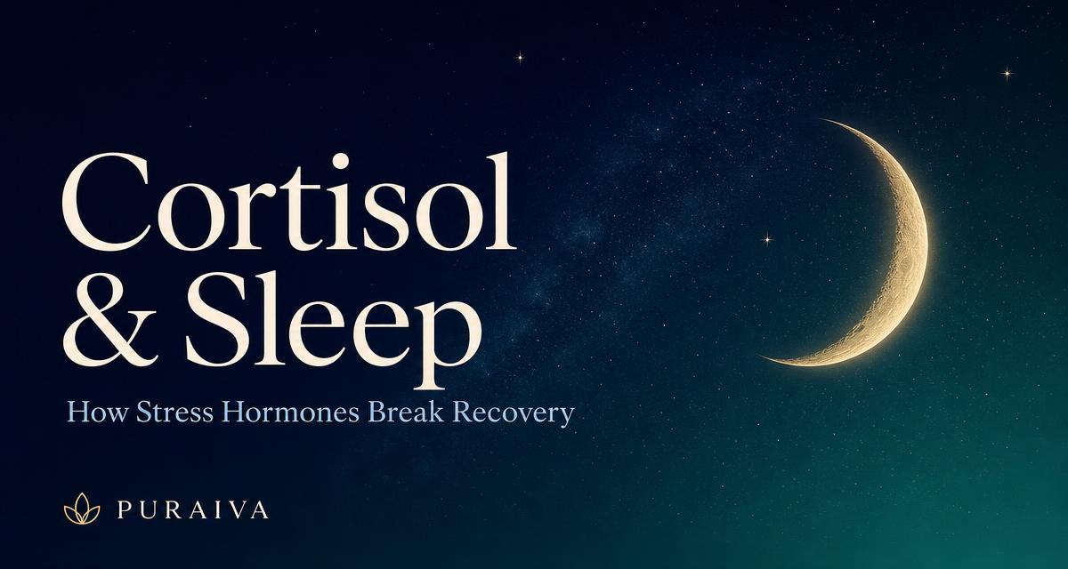 Cortisol and Sleep: How Stress Hormones Wreck Recovery (and How to Fix It)